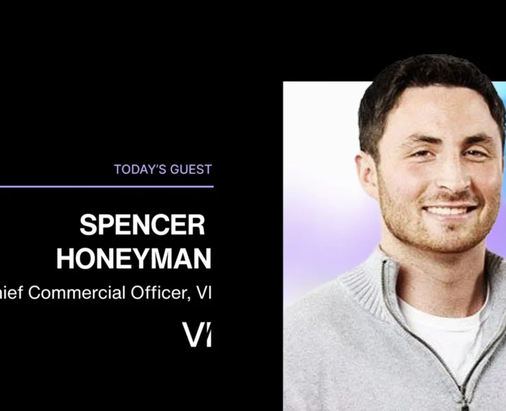 Unscripted podcast banner featuring Spencer Honeyman of Vi